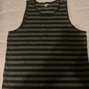 (2) Amazon Essentials Men's Regular-Fit Tank Top Gray/Black XL’s